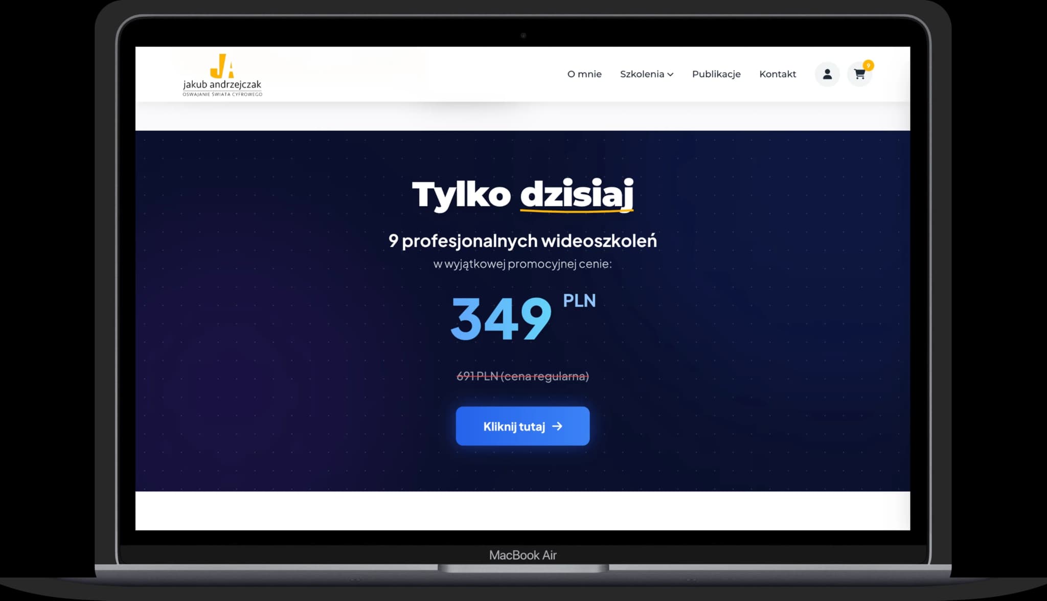 Andrzejczak Szkolenia – realizacja strony internetowej