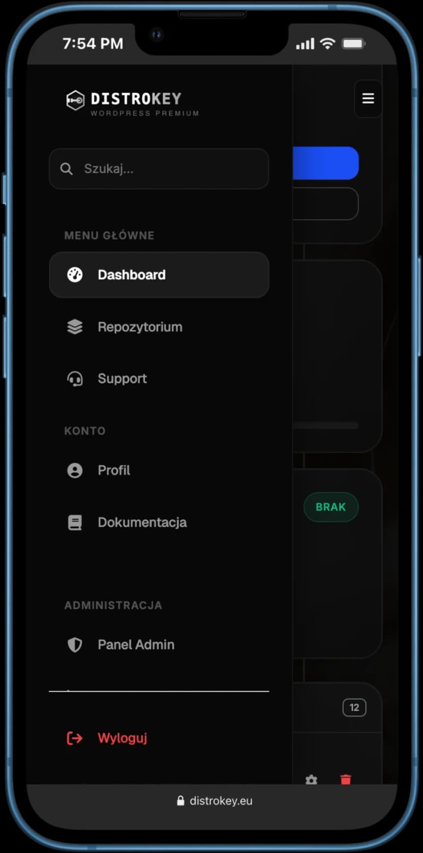 Distrokey – mobile