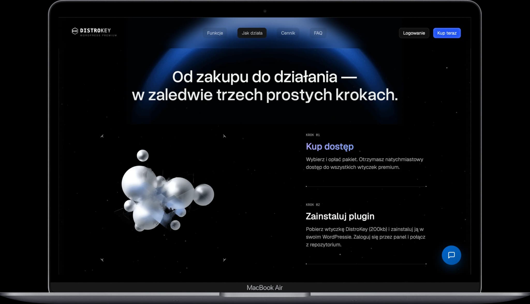 Distrokey – realizacja strony internetowej